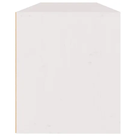 Ensemble de meubles TV 3 pcs blanc bois massif de pin