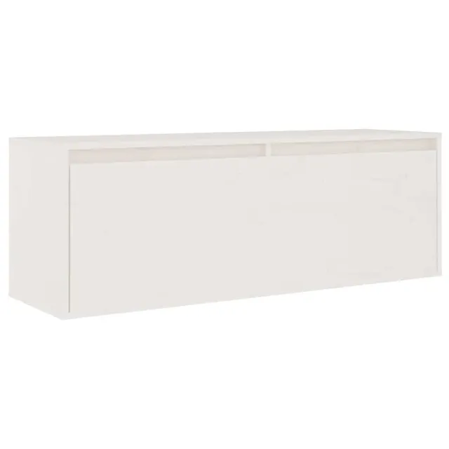 Meubles TV 6 pcs Blanc Bois massif de pin