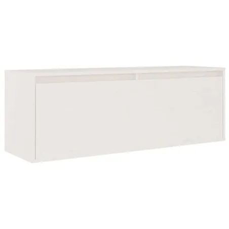 Meubles TV 6 pcs Blanc Bois massif de pin