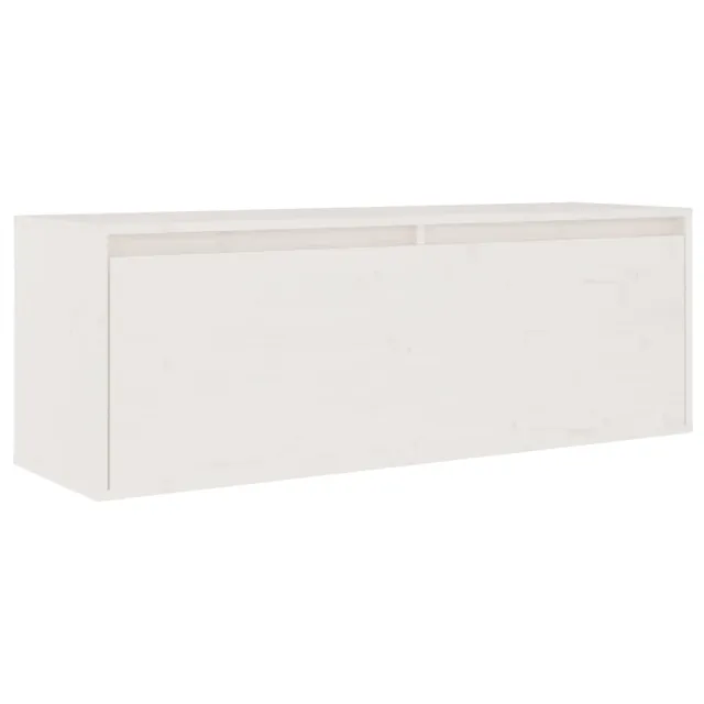 Meubles TV 5 pcs Blanc Bois massif de pin