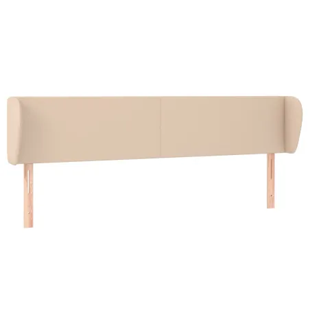 Tête de lit avec oreilles Cappuccino 203x23x78/88 cm Similicuir