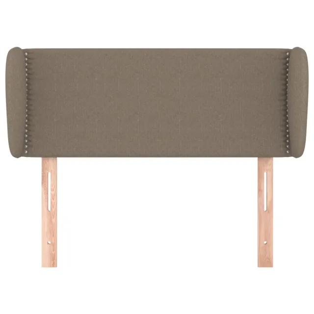 Tête de lit avec oreilles Taupe 93x23x78/88 cm Tissu