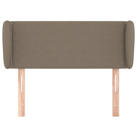 Tête de lit avec oreilles Taupe 93x23x78/88 cm Tissu