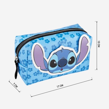 Necessaire da Viaggio Stitch Azzurro 17 x 10 x 7 cm