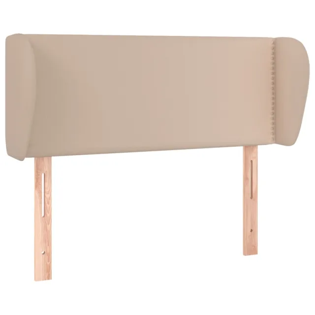 Tête de lit avec oreilles Cappuccino 83x23x78/88 cm Similicuir