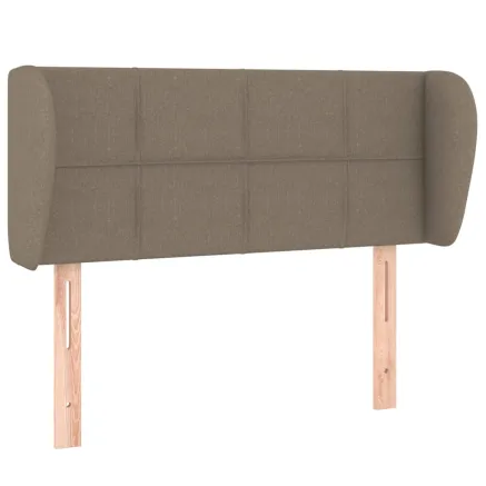 Tête de lit avec oreilles Taupe 83x23x78/88 cm Tissu 2