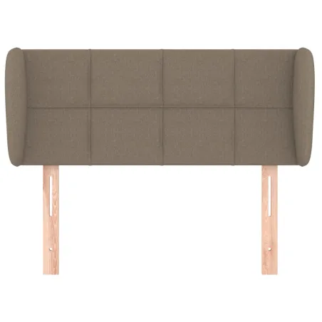 Tête de lit avec oreilles Taupe 83x23x78/88 cm Tissu