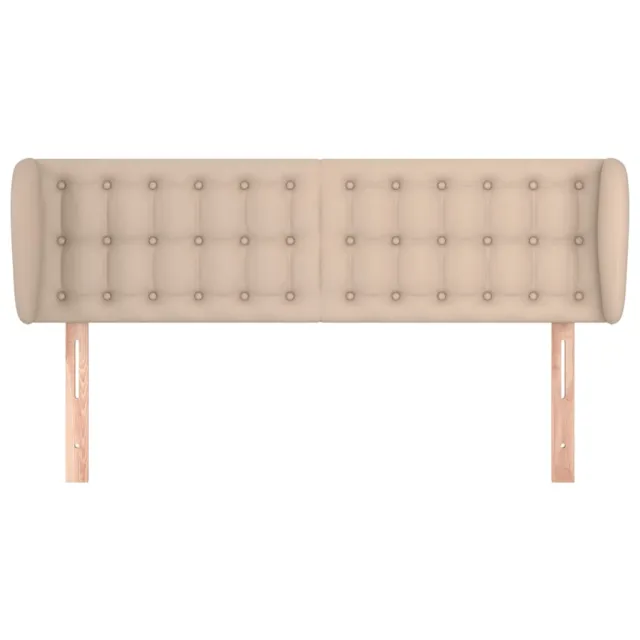 Tête de lit avec oreilles Cappuccino 147x23x78/88 cm Similicuir