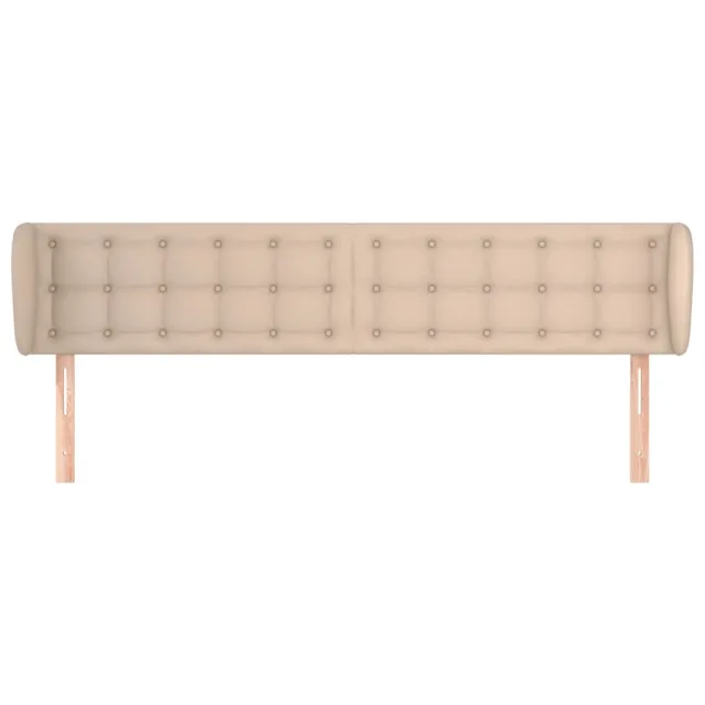 Tête de lit avec oreilles Cappuccino 183x23x78/88 cm Similicuir