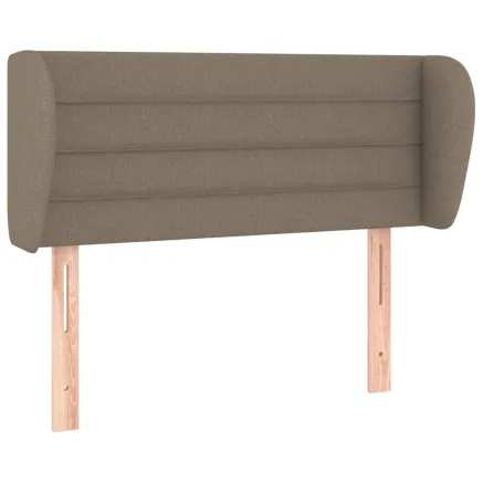 Tête de lit avec oreilles Taupe 83x23x78/88 cm Tissu 2
