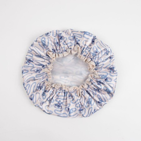 Cuffia da Doccia Stitch Azzurro 100 % poliestere