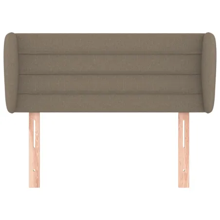 Tête de lit avec oreilles Taupe 93x23x78/88 cm Tissu