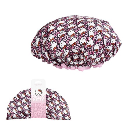 Duschhaube Hello Kitty Rosa 100 % polyester