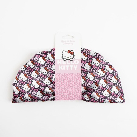 Cuffia da Doccia Hello Kitty Rosa 100 % poliestere