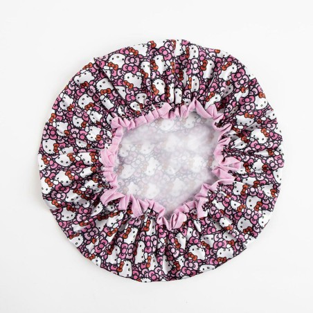 Cuffia da Doccia Hello Kitty Rosa 100 % poliestere
