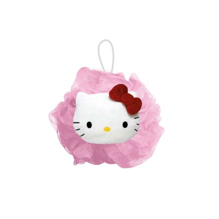 Esponja Corporal Hello Kitty Rosa 20 % Poliéster 12 x 12 x 12 cm