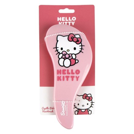 Spazzola Districante Hello Kitty Fucsia 100 % ABS