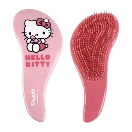 Spazzola Districante Hello Kitty Fucsia 100 % ABS