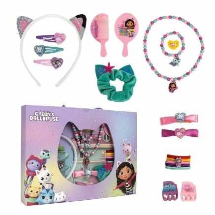 Accessori per i Capelli Gabby's Dollhouse Rosa 23 Pezzi