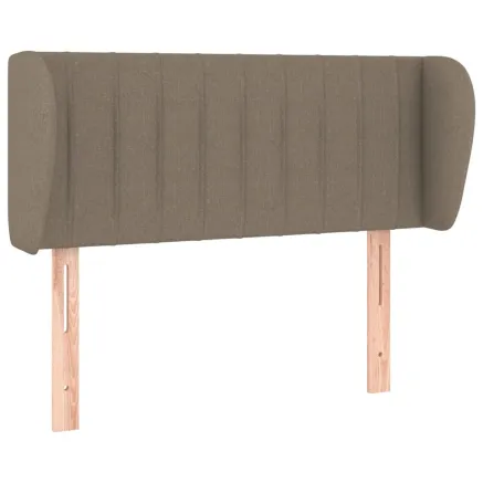 Tête de lit avec oreilles Taupe 83x23x78/88 cm Tissu 2