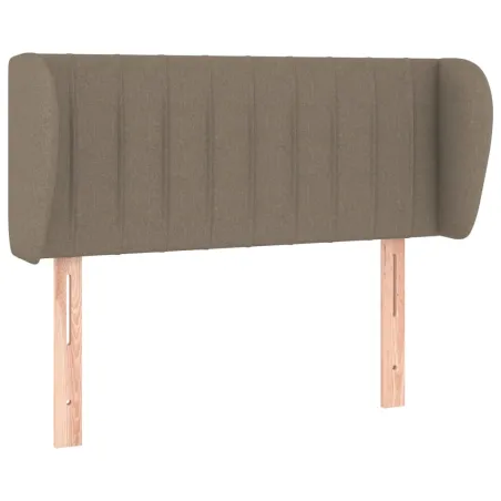 Tête de lit avec oreilles Taupe 83x23x78/88 cm Tissu