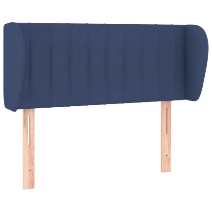 Tête de lit avec oreilles Bleu 83x23x78/88 cm Tissu 2