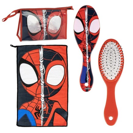 Necessaire con Accessori Spidey Rosso 23 x 15 x 8 cm