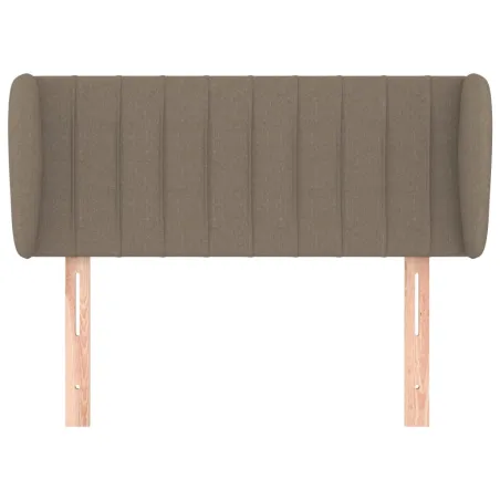 Tête de lit avec oreilles Taupe 93x23x78/88 cm Tissu