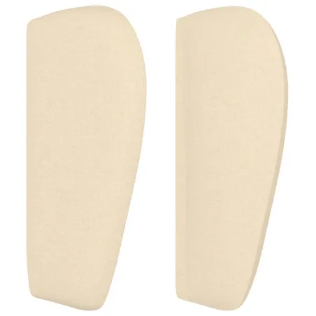 Tête de lit avec oreilles Crème 93x23x78/88 cm Tissu