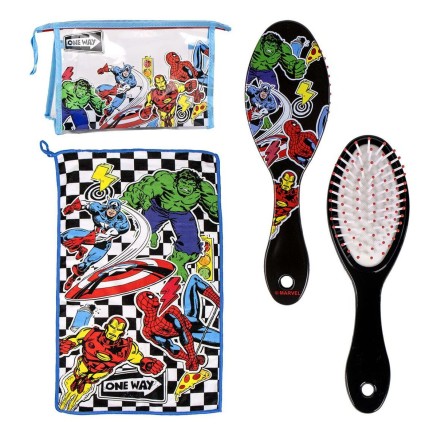 Neceser Con Accesorios The Avengers Azul 23 x 15 x 8 cm