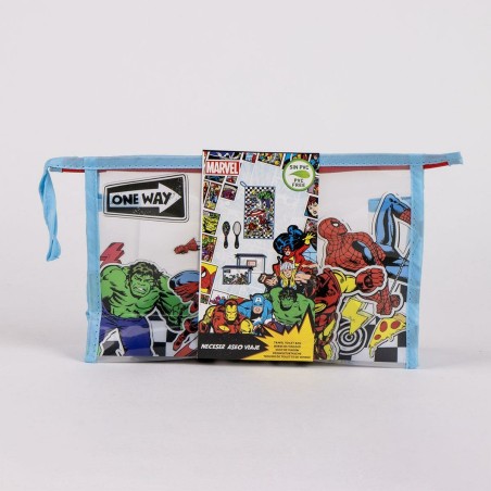 Necessaire con Accessori The Avengers Azzurro 23 x 15 x 8 cm