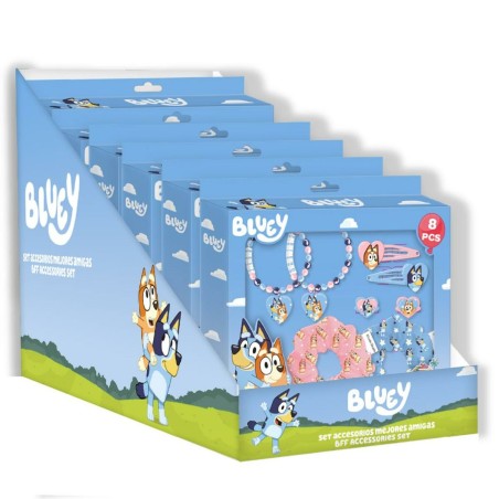 Haarschmuck Bluey Bunt 8 Stücke