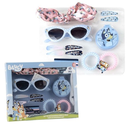 Accessori per i Capelli Bluey Multicolore 17 Pezzi
