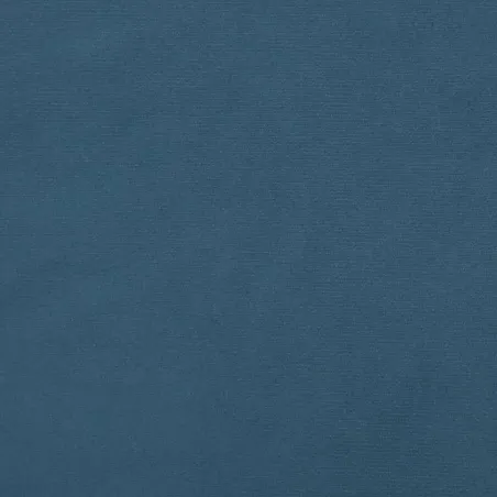 Tête de lit avec oreilles Bleu foncé 93x23x78/88 cm Velours
