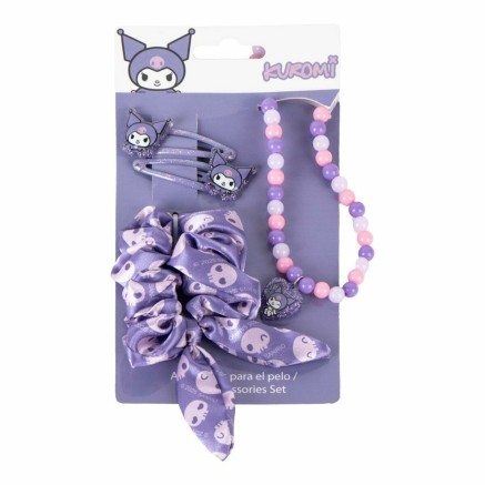 Accessori per i Capelli Hello Kitty Viola 4 Pezzi