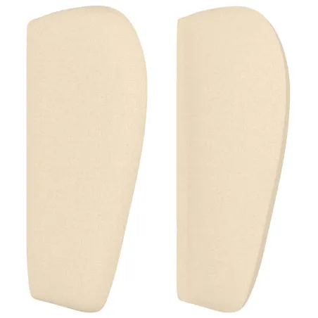 Tête de lit avec oreilles Crème 103x23x78/88 cm Tissu
