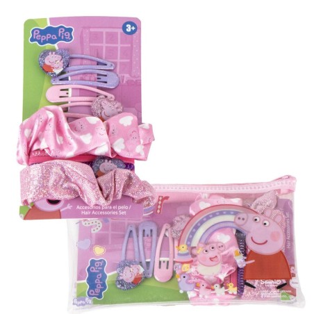 Accessori per i Capelli Peppa Pig Rosa 10 Pezzi