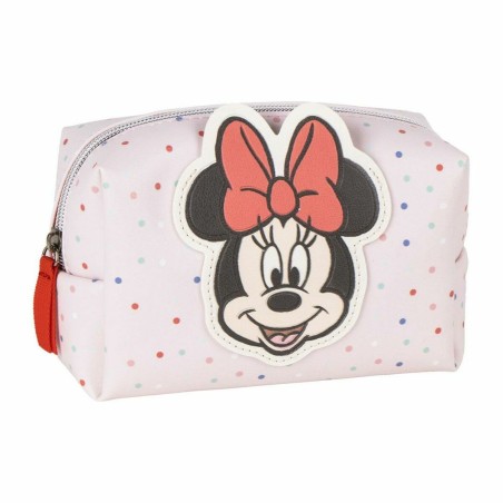 Travel Vanity Case Minnie Mouse Pink 100 % Polyurethane 28 x 10 x 17,5