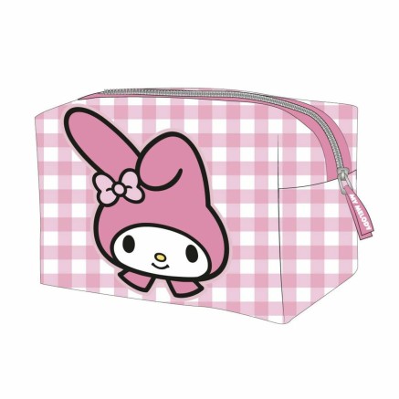 Nécessaire de Voyage Hello Kitty Rose 100 % Polyuréthane 7,5 x 10 x
