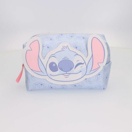 Neceser de Viaje Stitch Azul 100 % Poliuretano 17 x 10 x 7 cm