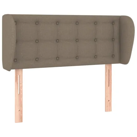 Tête de lit avec oreilles Taupe 83x23x78/88 cm Tissu 2