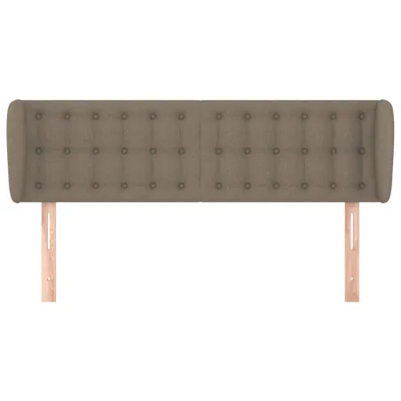 Tête de lit avec oreilles Taupe 147x23x78/88 cm Tissu