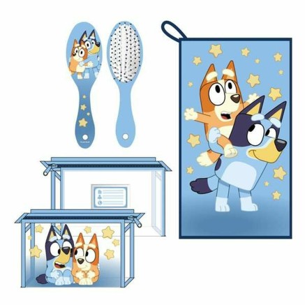 Trousse de Toilette avec Accessoires Bluey Bleu 17 x 15 x 23 cm 3 Piè