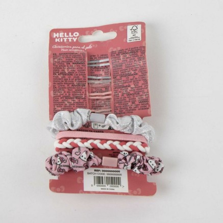 Accessori per i Capelli Hello Kitty 8 Pezzi 2