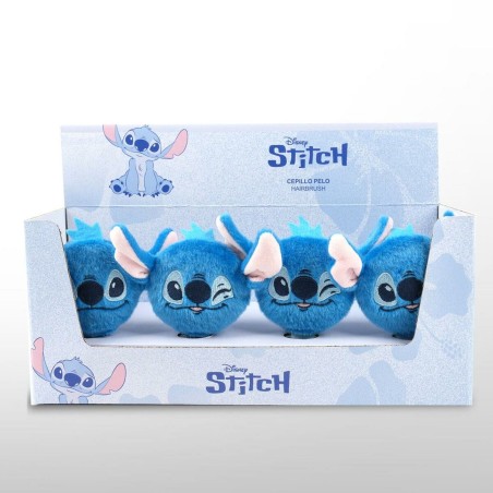 Knotenlösende Haarbürste Stitch Blau