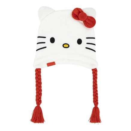 Cuffia da Doccia Hello Kitty Bianco 100 % Acrilico
