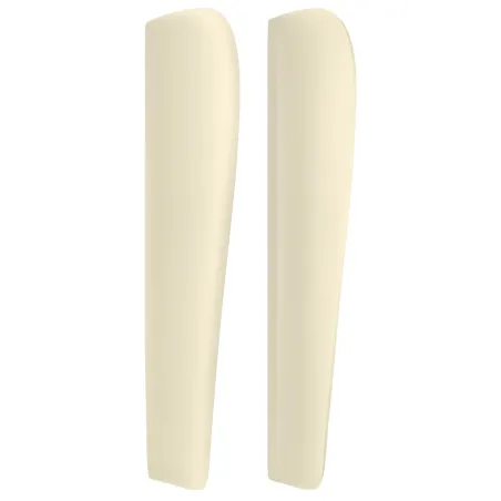 Tête de lit avec oreilles Crème 83x23x118/128 cm Similicuir