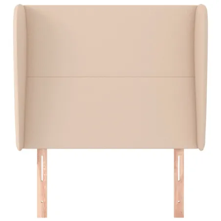 Tête de lit avec oreilles Cappuccino 93x23x118/128cm Similicuir