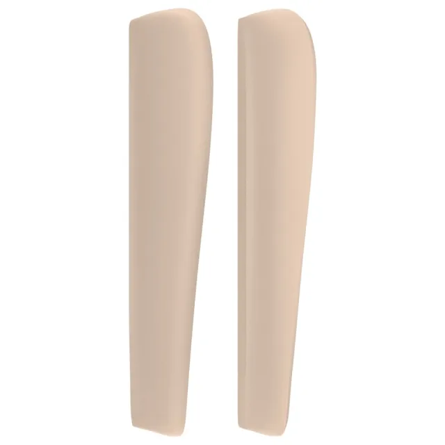 Tête de lit avec oreilles Cappuccino 93x23x118/128cm Similicuir