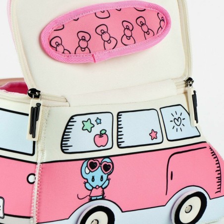 Child Toilet Bag Hello Kitty Pink 50 % Polyester 50 % PET Modern 25,5